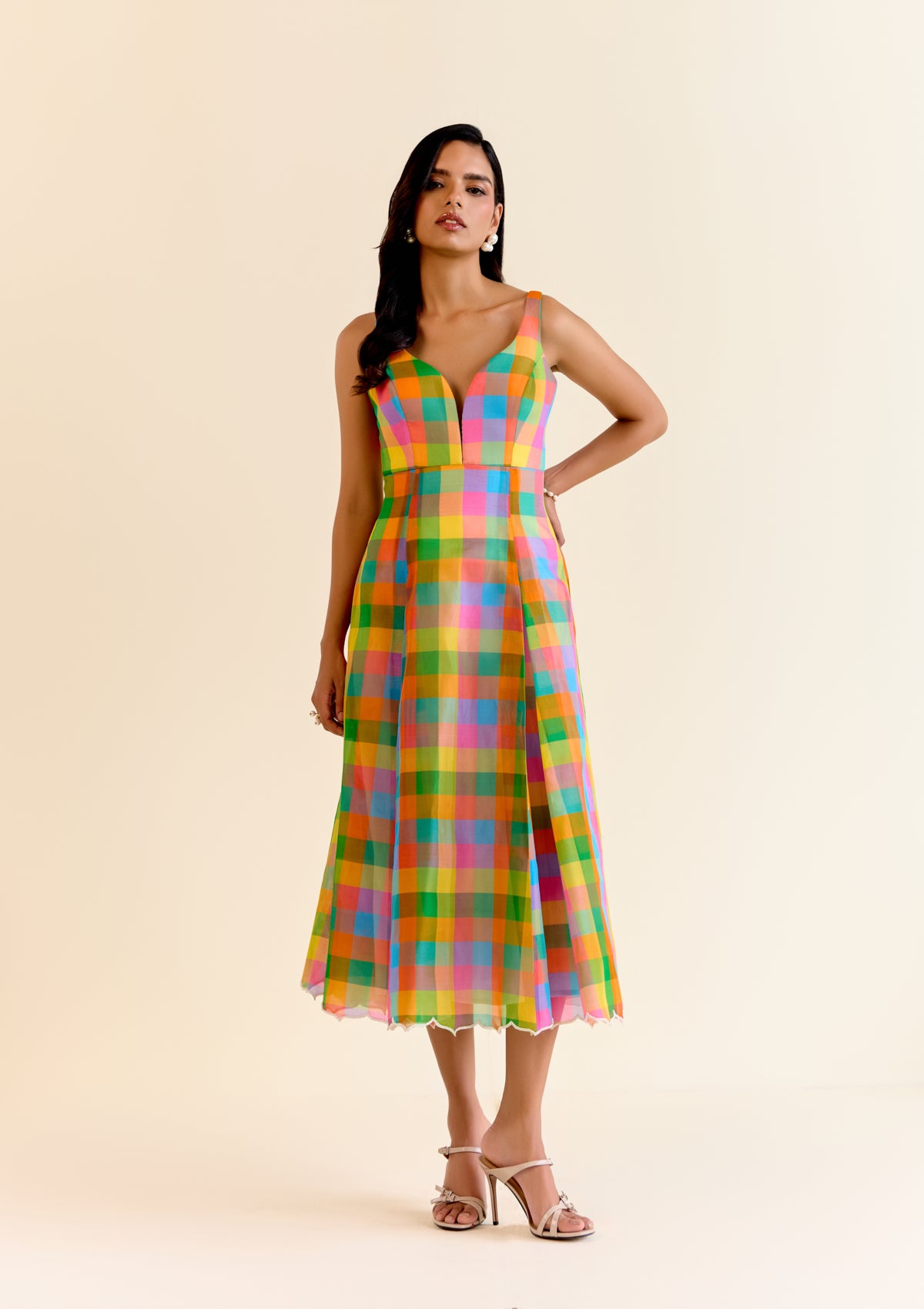 Tara Pachranga Checks Dress