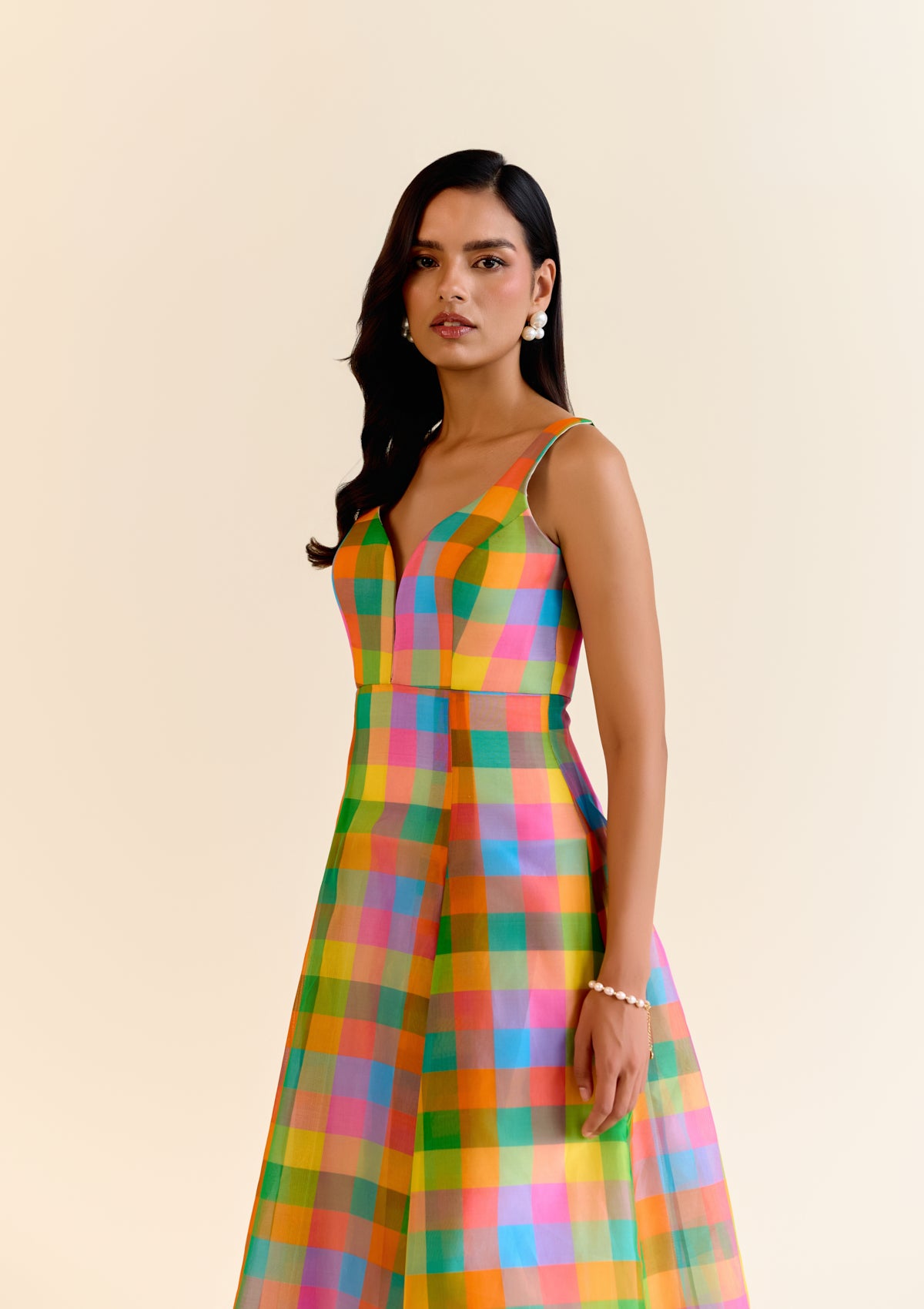 Tara Pachranga Checks Dress