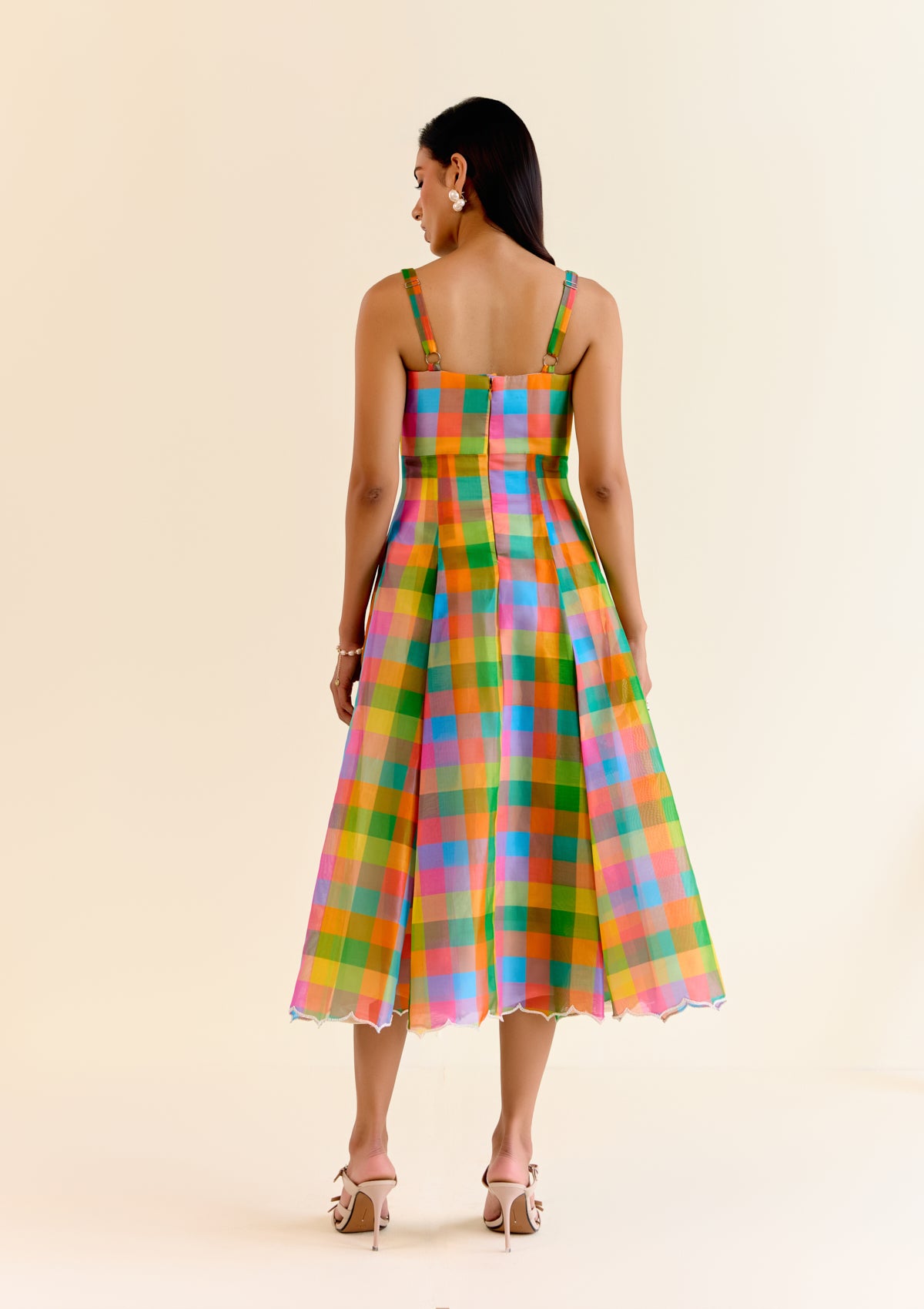 Tara Pachranga Checks Dress