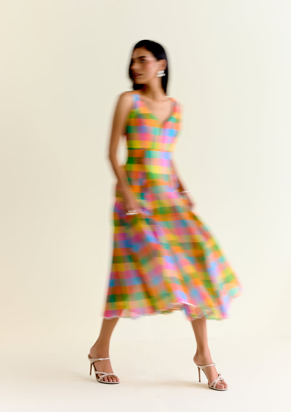 Tara Pachranga Checks Dress
