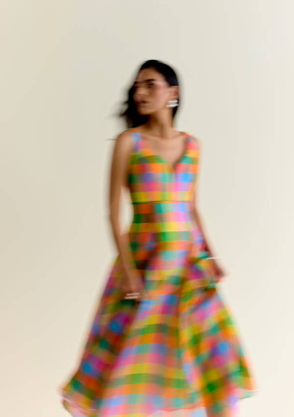 Tara Pachranga Checks Dress