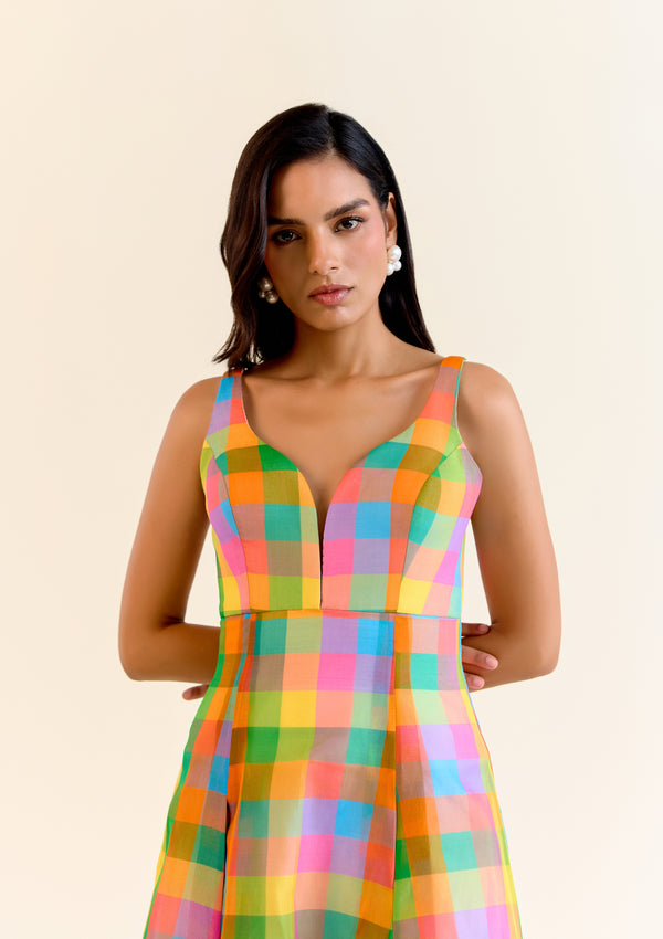 Tara Pachranga Checks Dress
