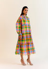 Durru Pachranga Checks Dress