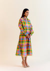 Durru Pachranga Checks Dress