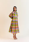 Durru Pachranga Checks Dress