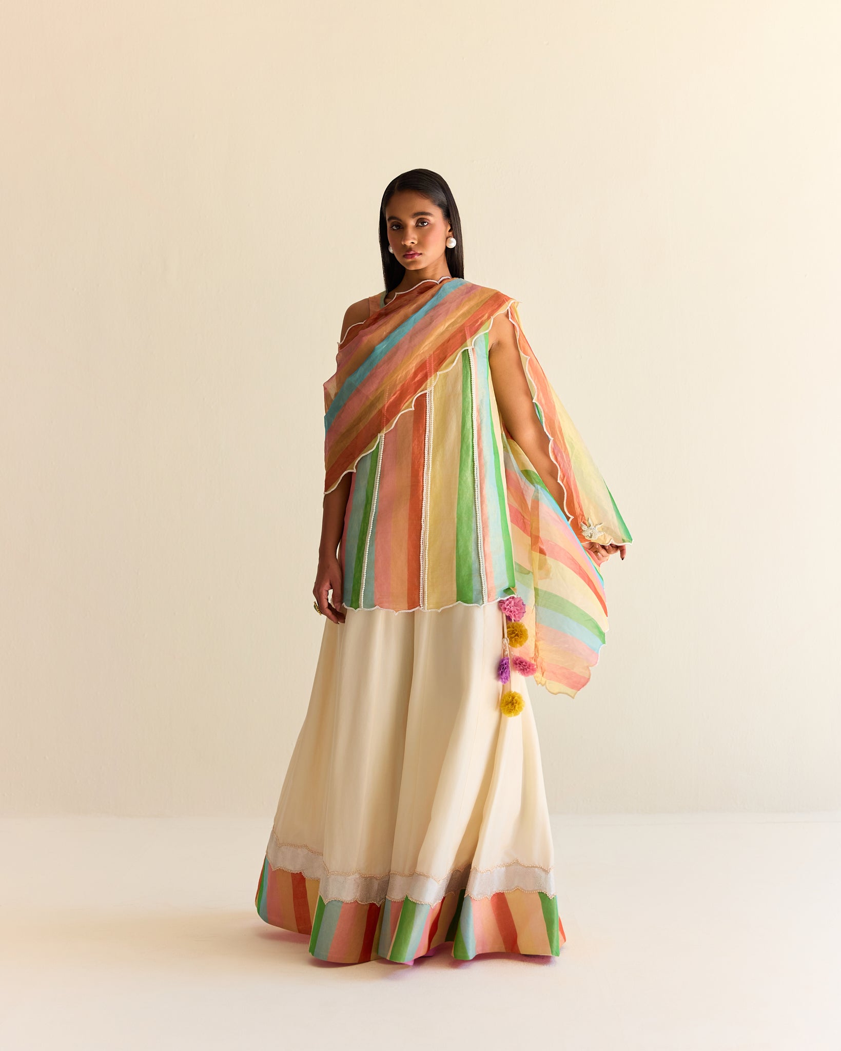 Ayesha Kurti with Sharara
