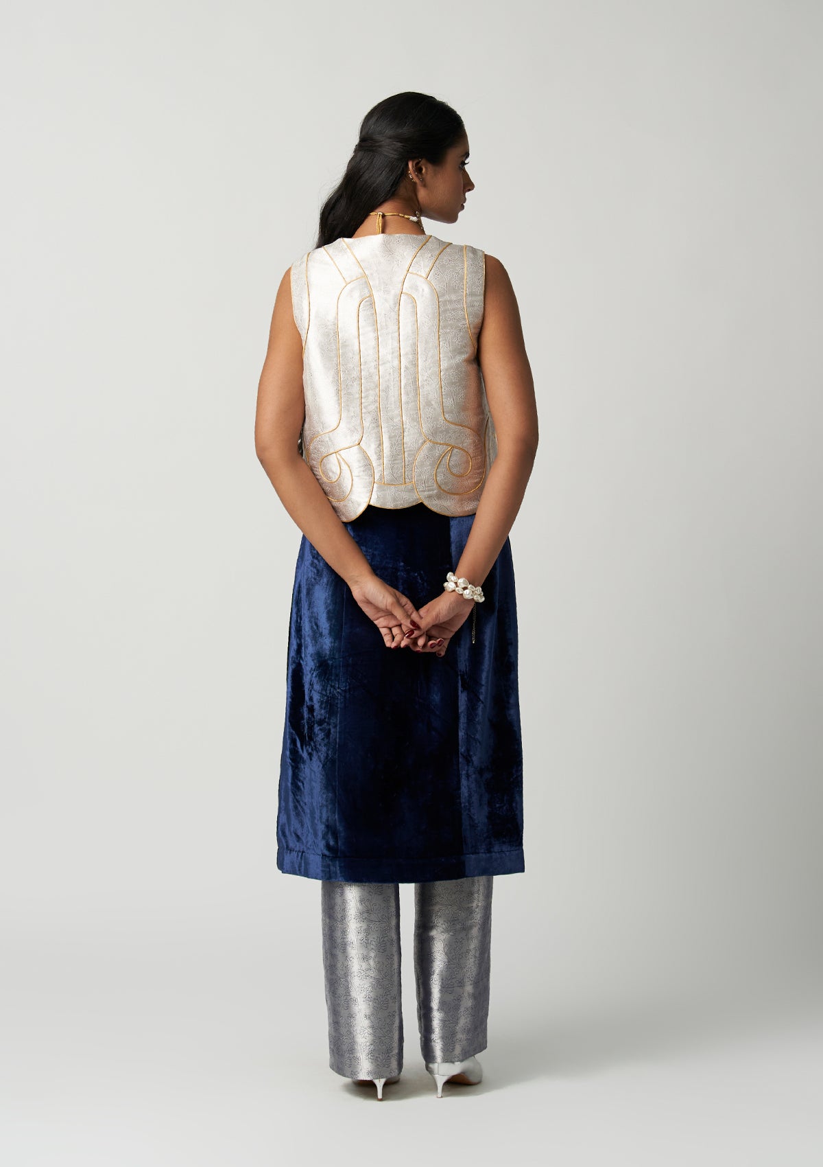 Art Deco Chaand Kimkhwaab Jacket