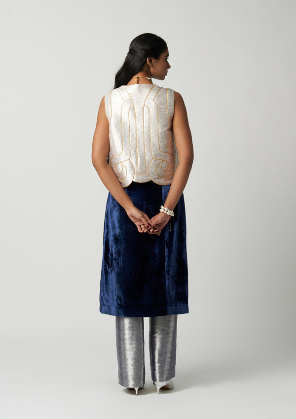 Art Deco Chaand Kimkhwaab Jacket