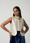 Art Deco Chaand Kimkhwaab Jacket