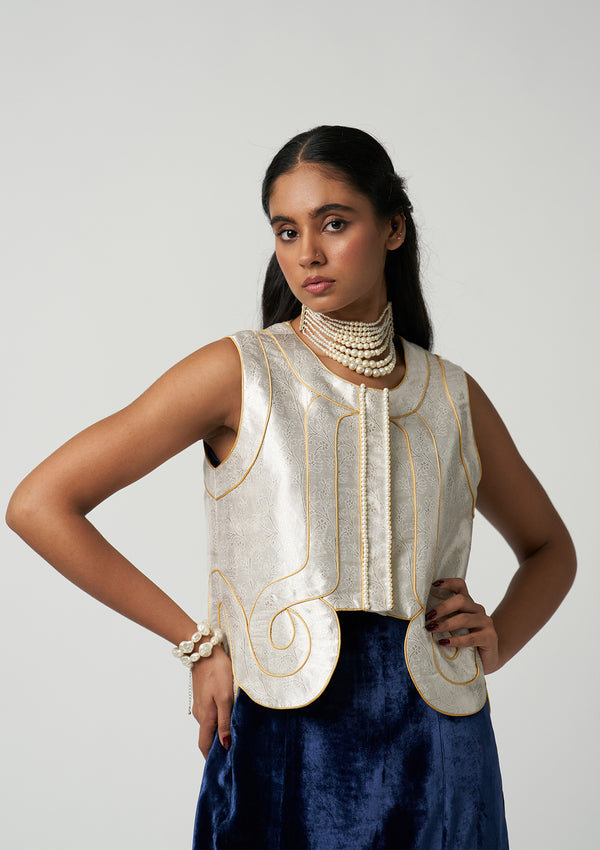 Art Deco Chaand Kimkhwaab Jacket