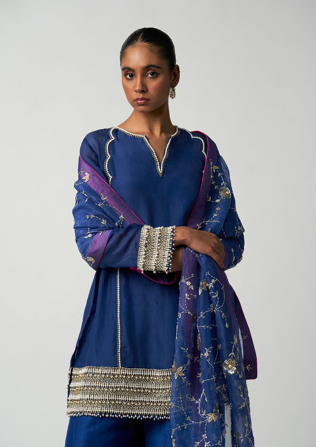 Sapphire Zehn-e-Zevar Organza Kurta Set
