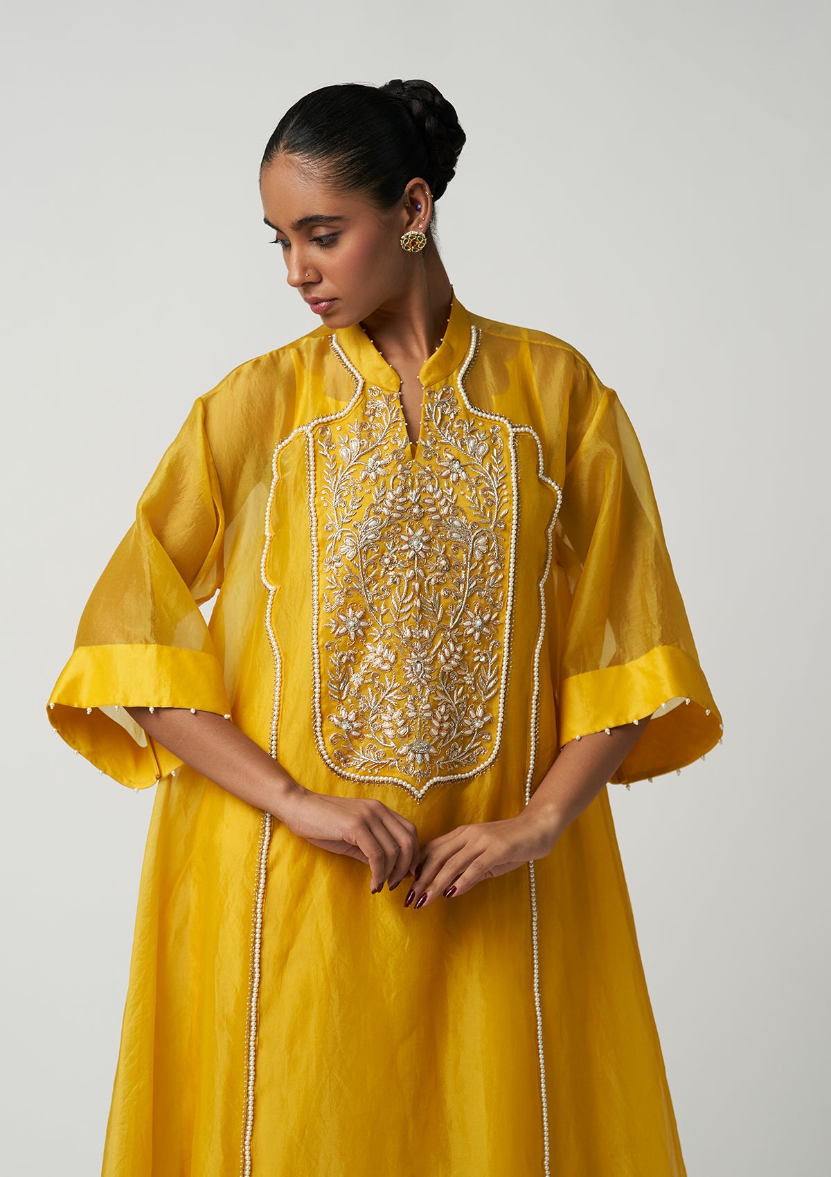 Amber Gul-e-Mehrab Organza Kurta Set