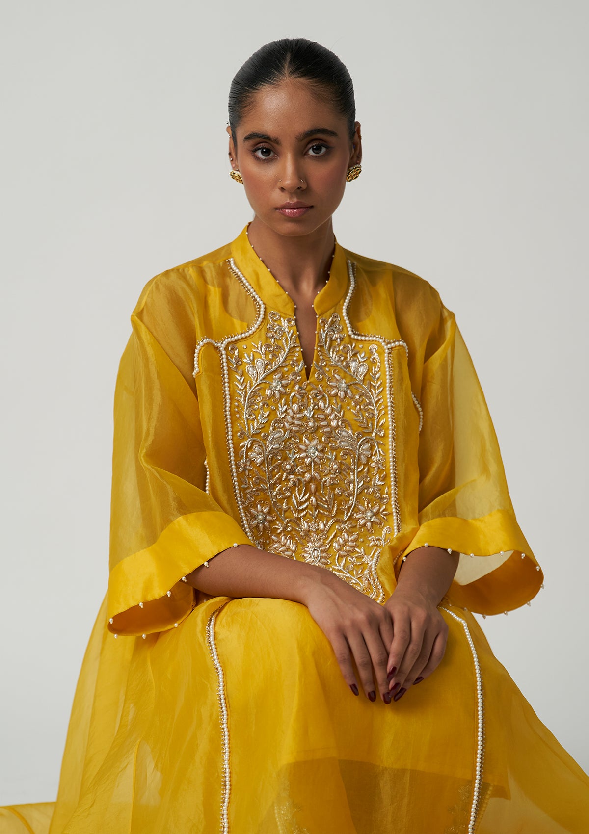 Amber Gul-e-Mehrab Organza Kurta Set