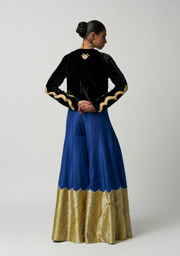 Shahi Mehrab Velvet Jacket