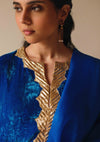 Falak Neelambari Velvet Kurti