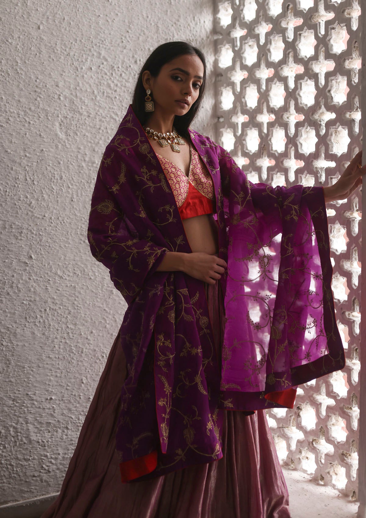 Jamuni Mir Lehenga Set