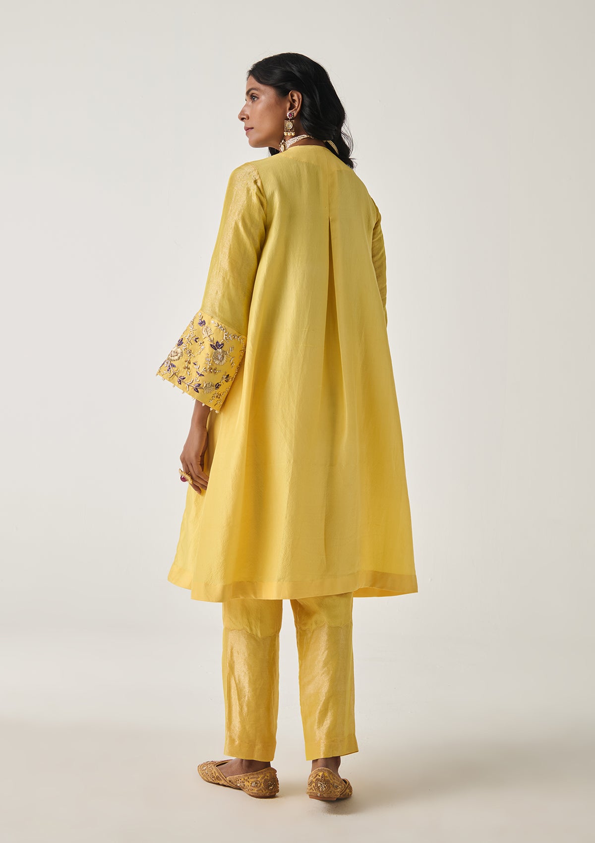 Khayaal Nargis Silk Tissue Kurta
