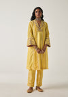 Khayaal Nargis Silk Tissue Kurta
