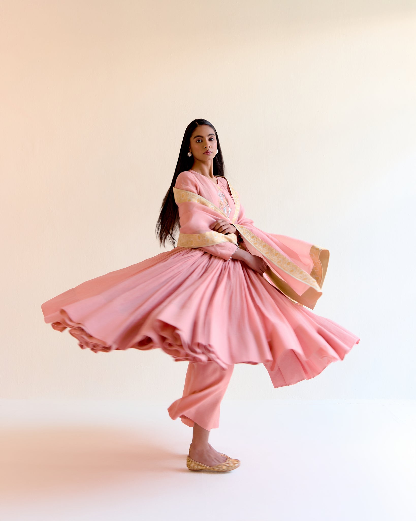 Mallika Anarkali with Pants