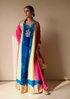 Nazma Neelambari Velvet Kurta