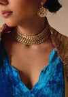 Nazma Neelambari Velvet Kurta