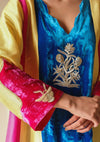 Nazma Neelambari Velvet Kurta
