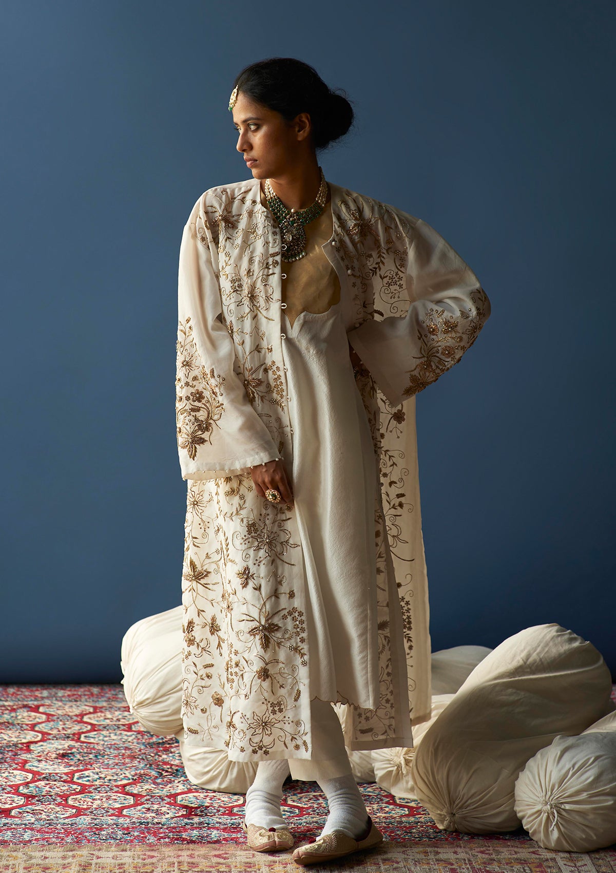 Vijaya Pearl Overlay Set