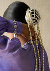 Sanyogita Amethyst Organza Blouse
