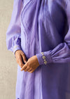 Sanyogita Amethyst Organza Blouse