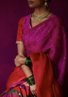 Pachranga Chowmahalla Saree