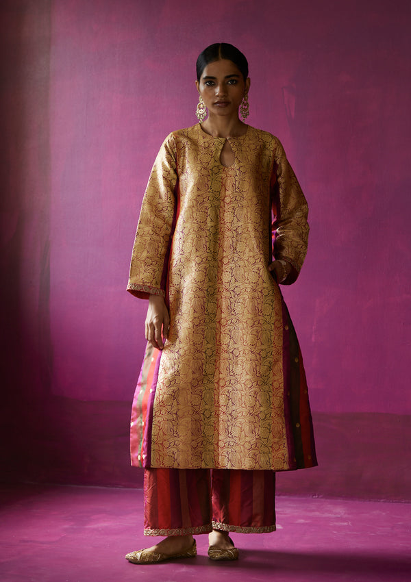 Pachranga Mahboob Brocade Kurta