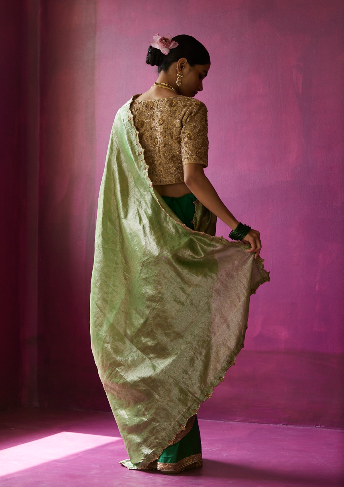 Panna Falaknuma Saree