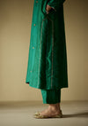 Panna Falaknuma Silk Kurta Set