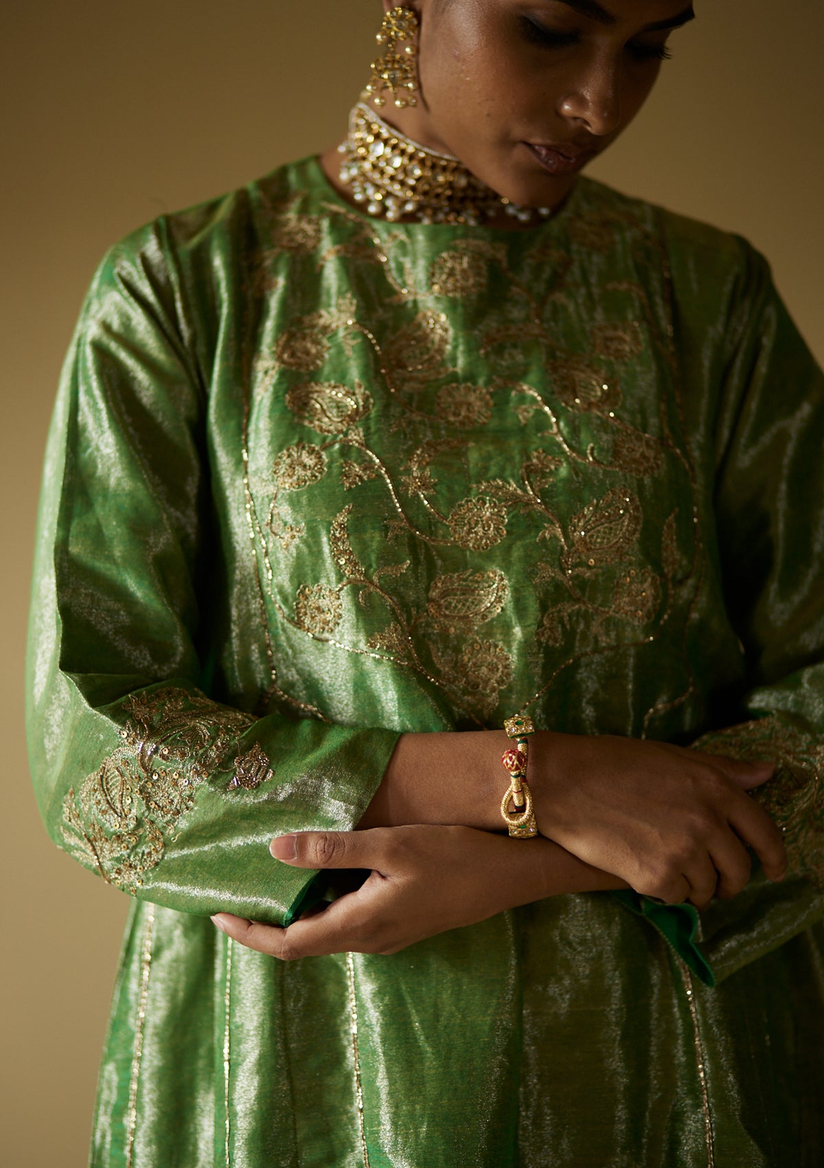 Panna Falaknuma Tissue Kurta