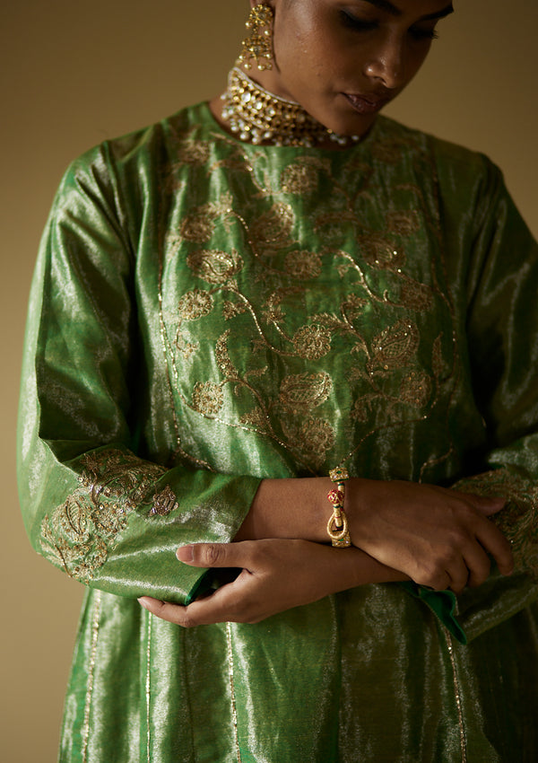 Panna Falaknuma Tissue Kurta