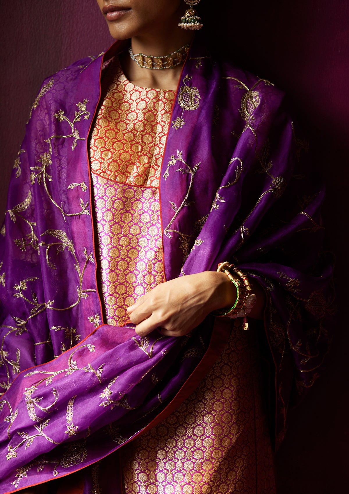 Rani Golconda Kurta