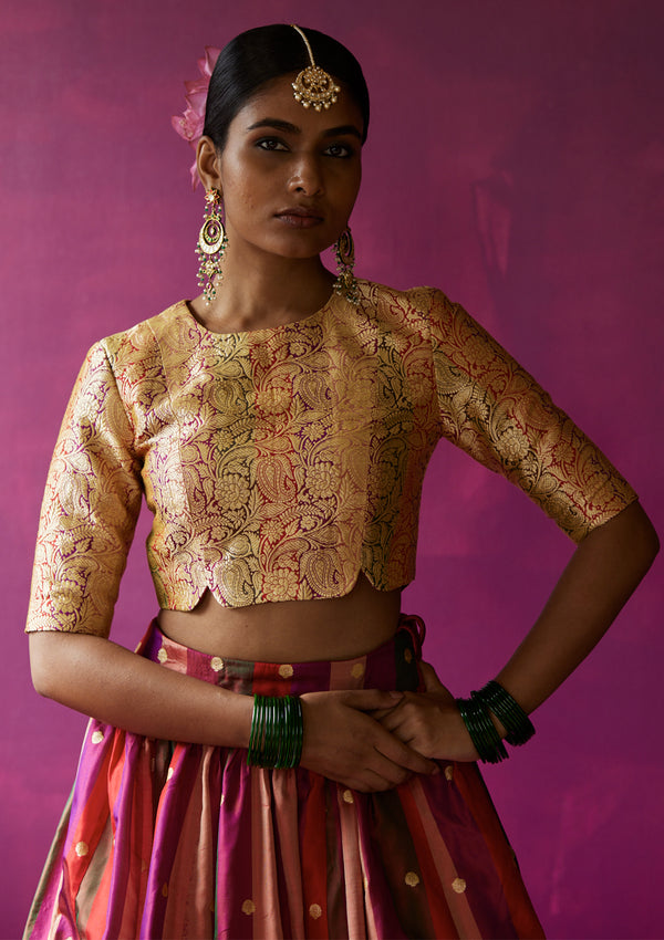Rani Golconda Lehenga