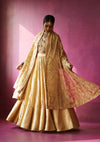 Sunheri Nizami Lehenga Set