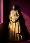 Sunheri Nizami Lehenga Set