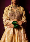 Sunheri Nizami Lehenga Set