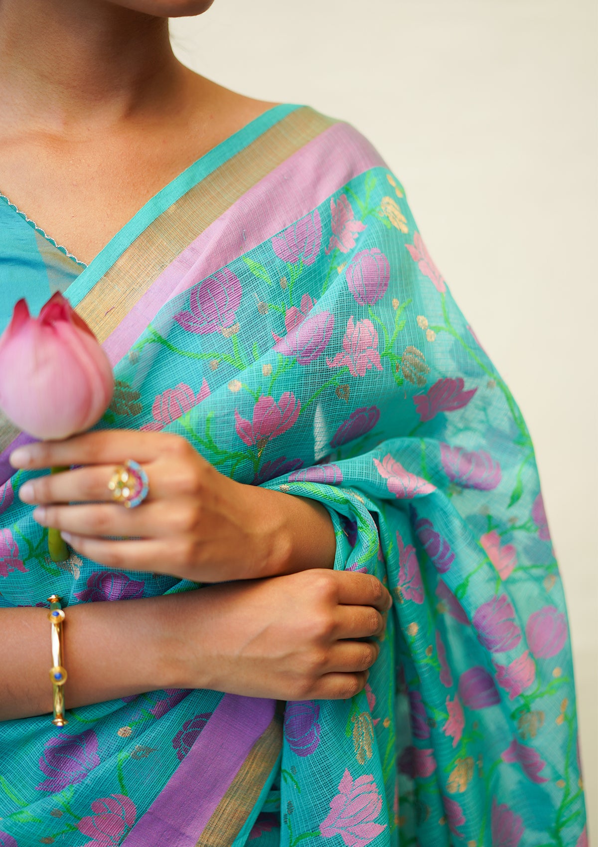 Firoza Kota Saree