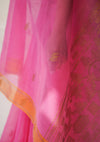 Gulabi Kota Saree