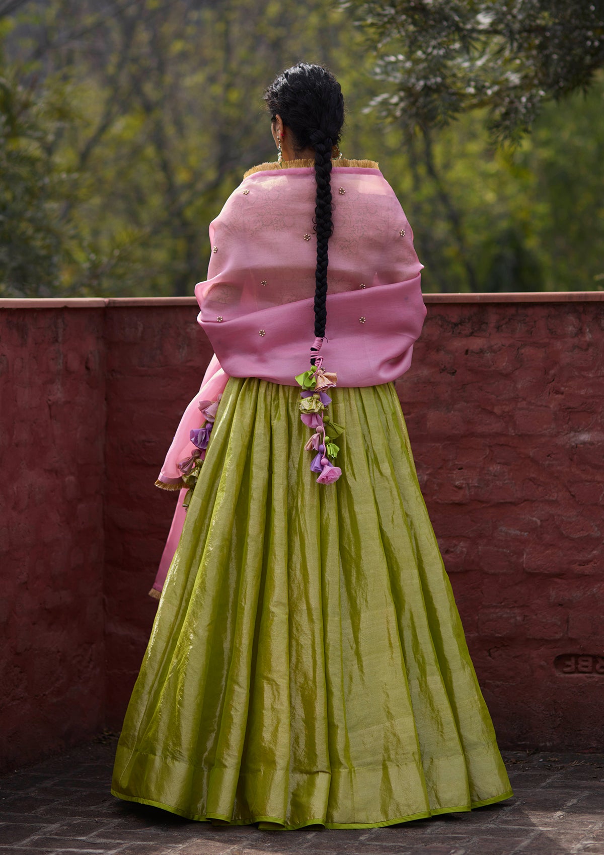 Haryali Humdam Lehenga