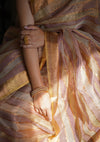Sunehri Tissue Kota Saree