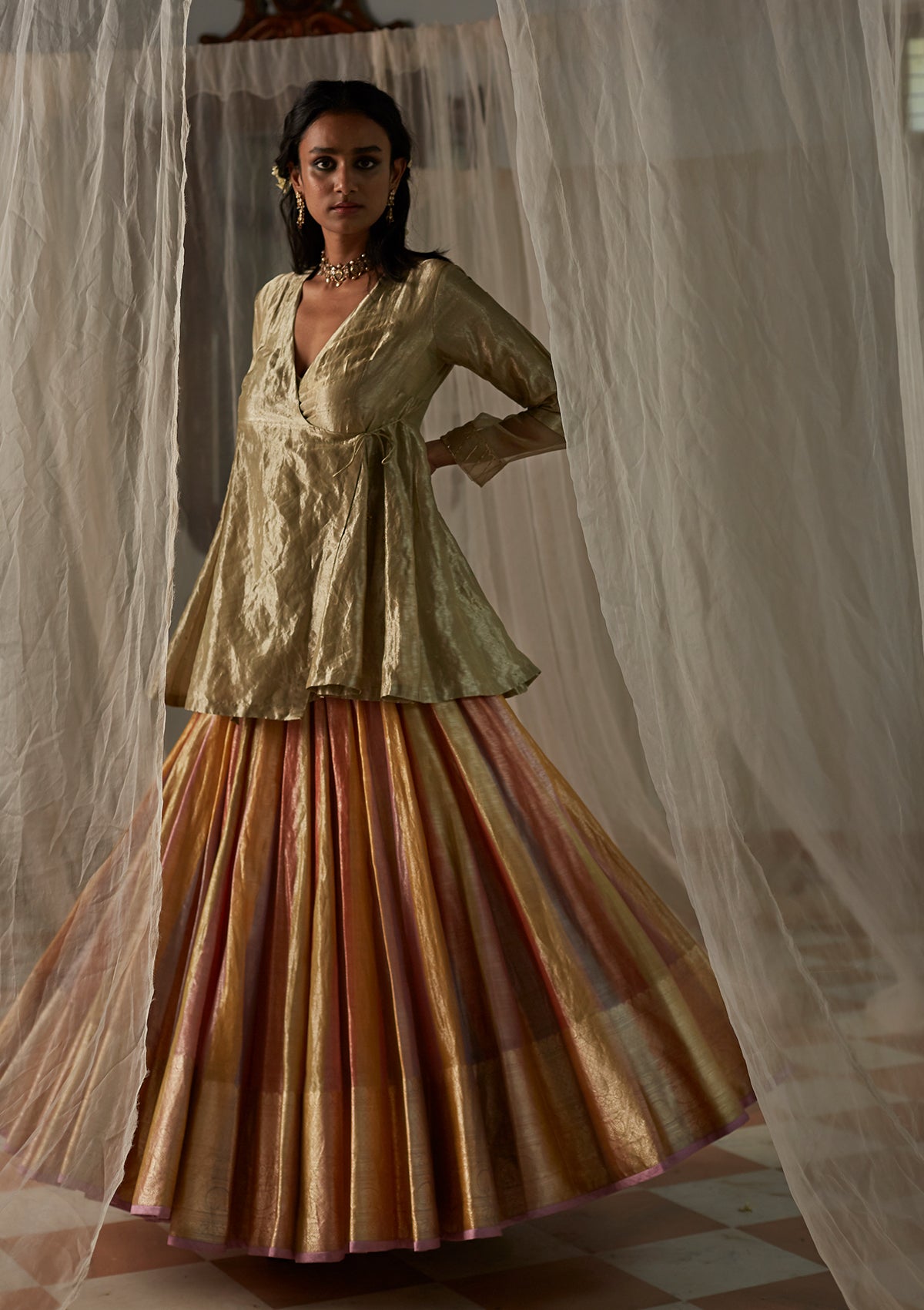 Indrani Zari Lehenga
