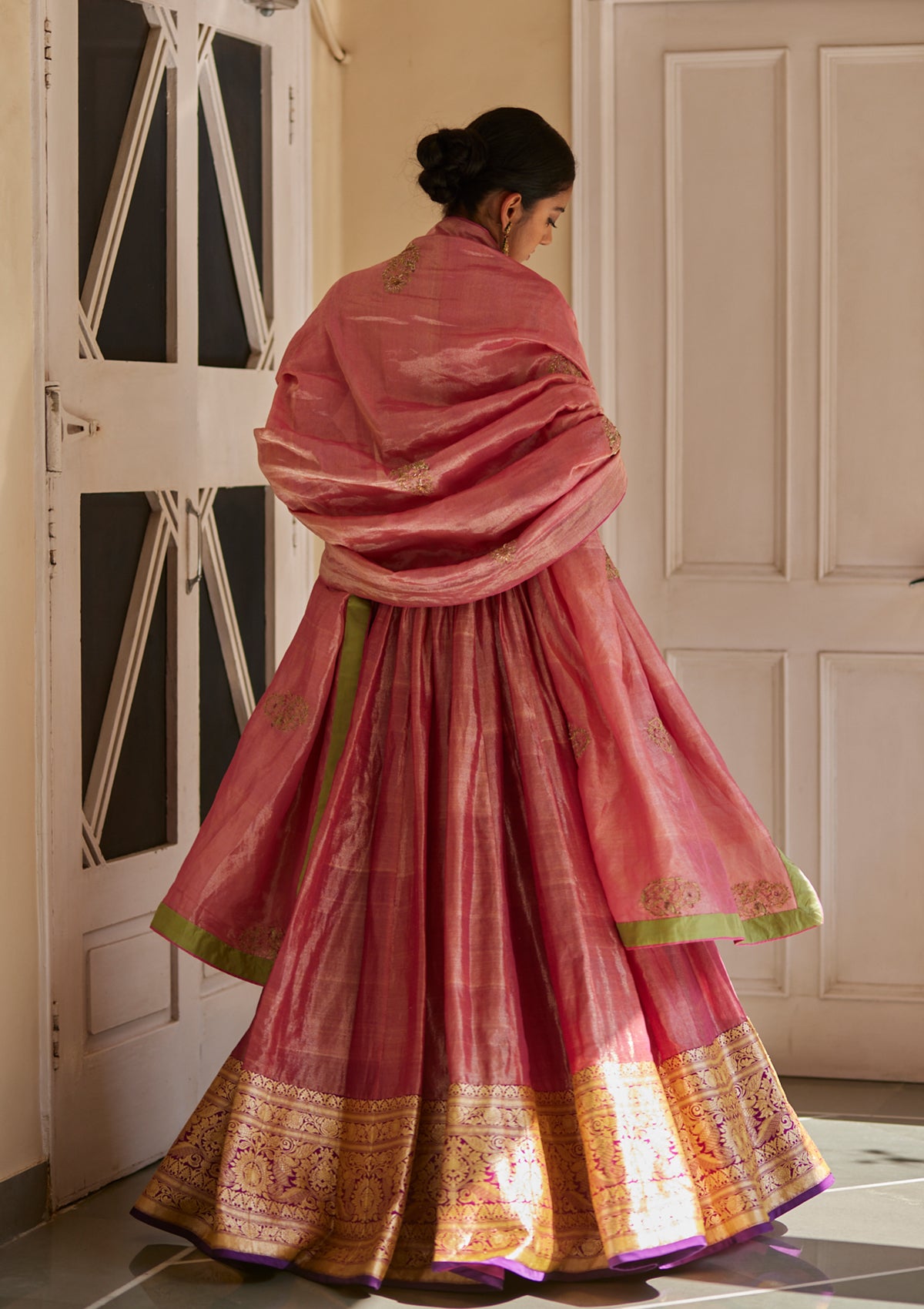 Kamal Tissue Lehenga