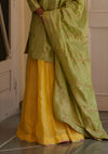 Nargis Panelled Tissue Skirt