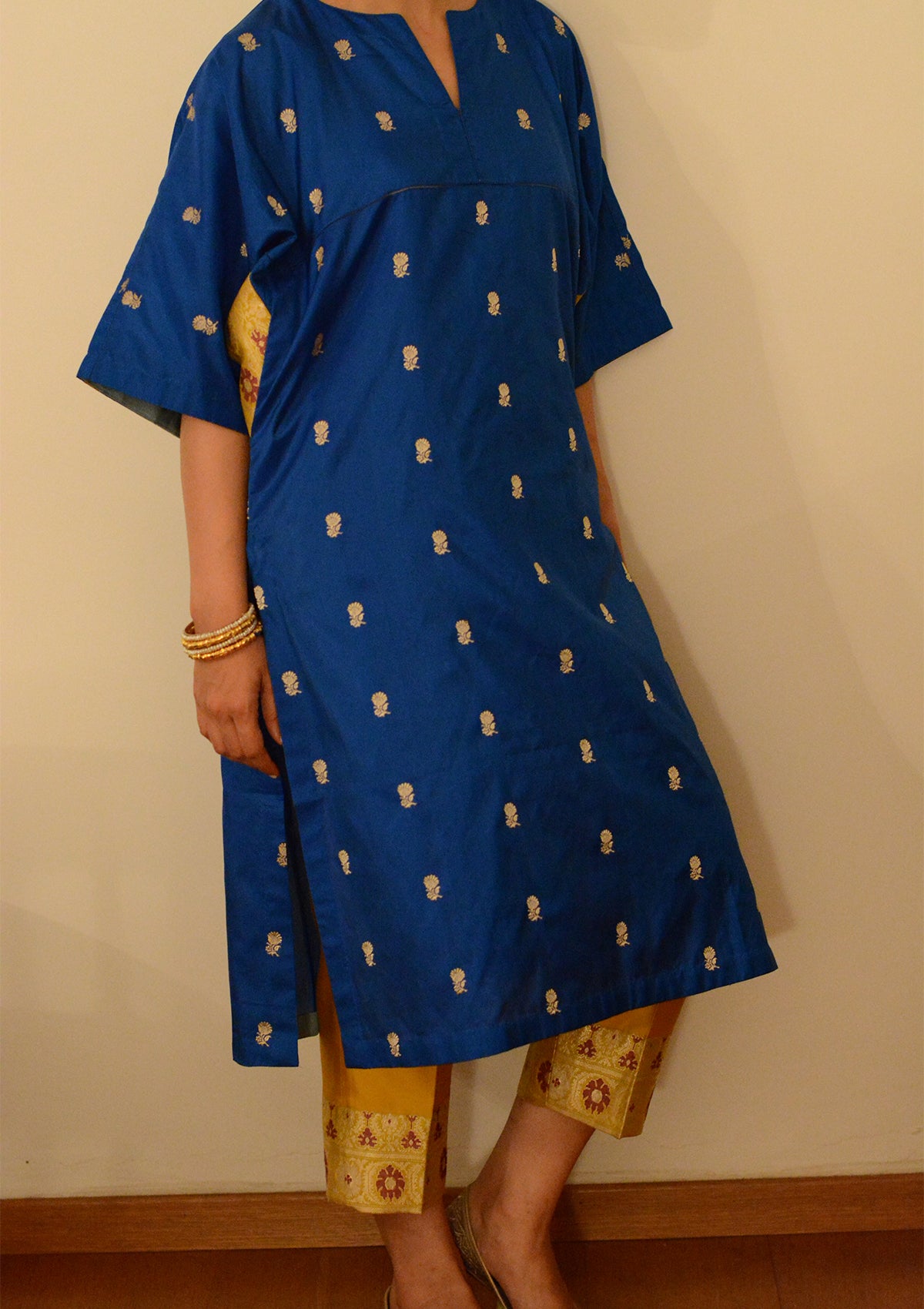 Neelambari Panel Kurta