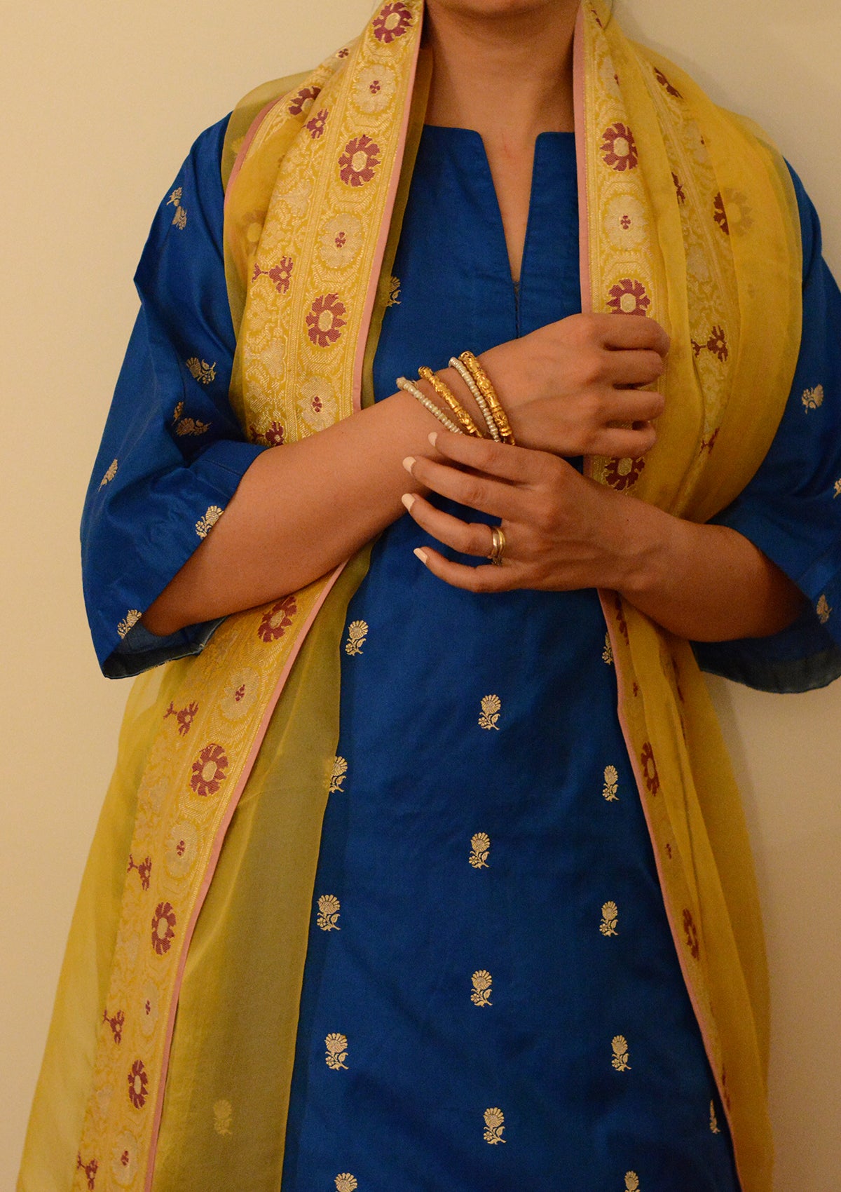 Neelambari Panel Kurta