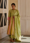 Pista Mithai Tissue Anarkali